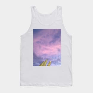 Pink Sky Eyes Tank Top